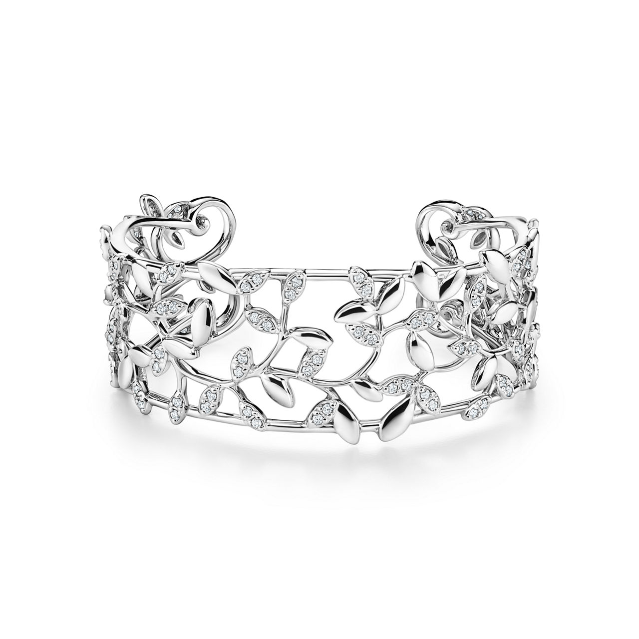 Olive Leaf Narrow Cuff