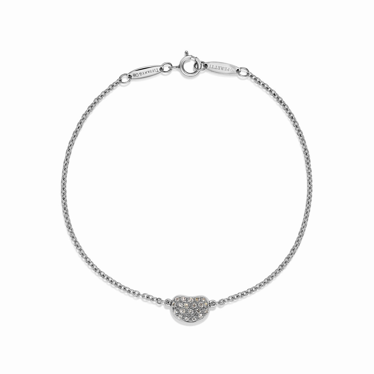 Design Bracelet in Platinum with Diamonds