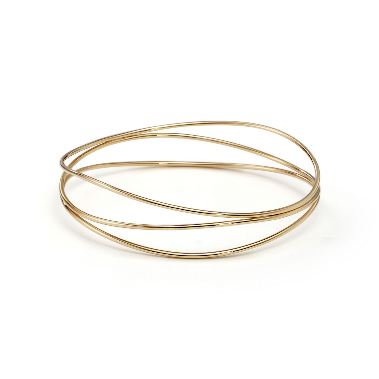 Wave Three-row Bangle