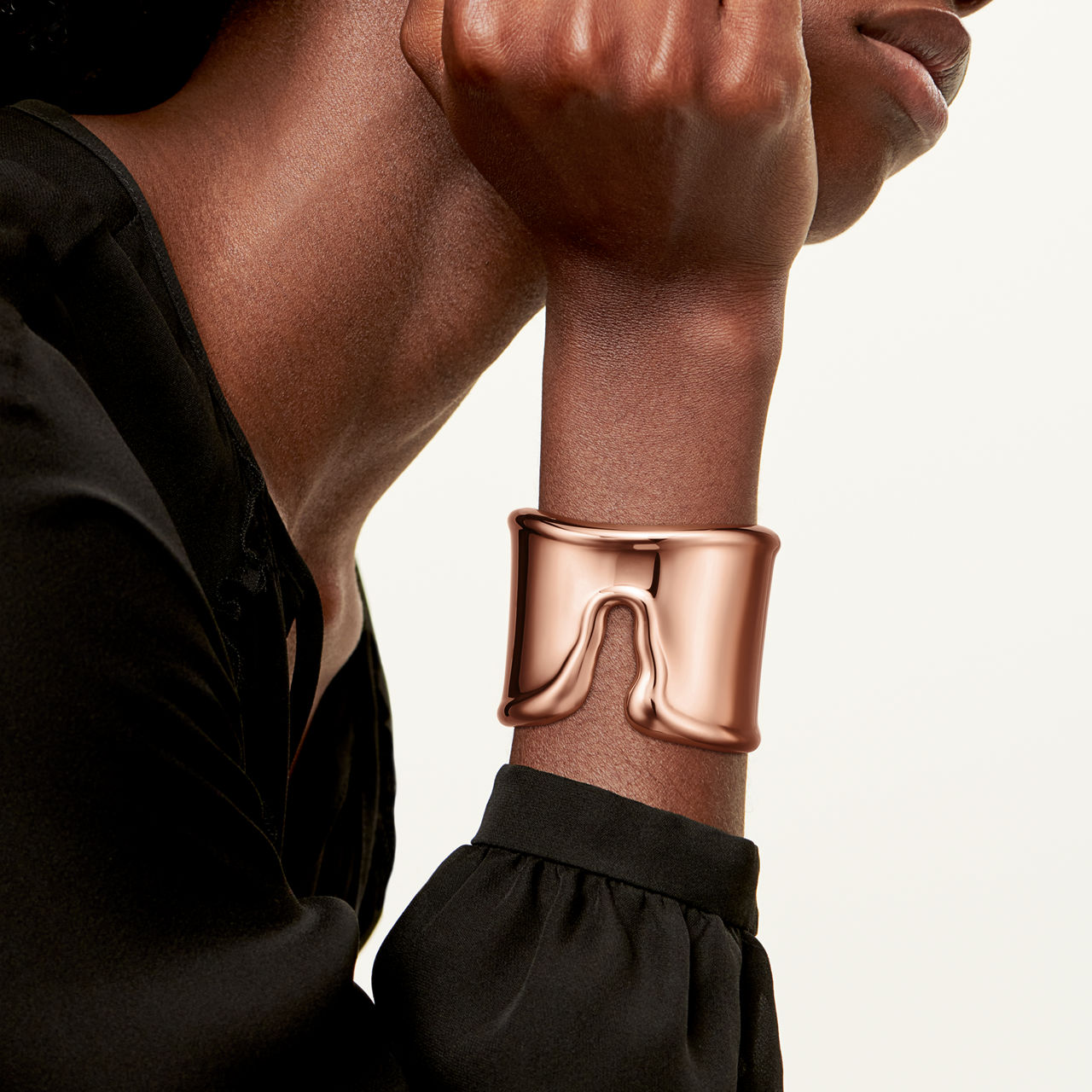 Split Cuff in Rose Gold