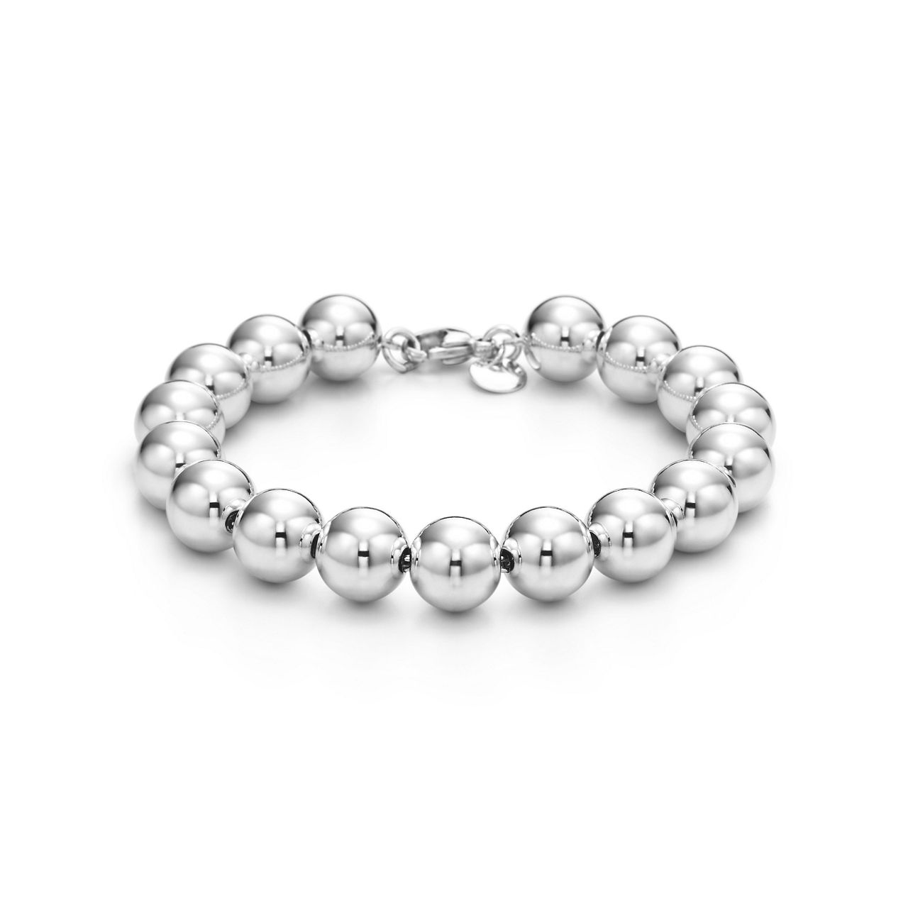 Ball Bracelet in Silver, 10 mm