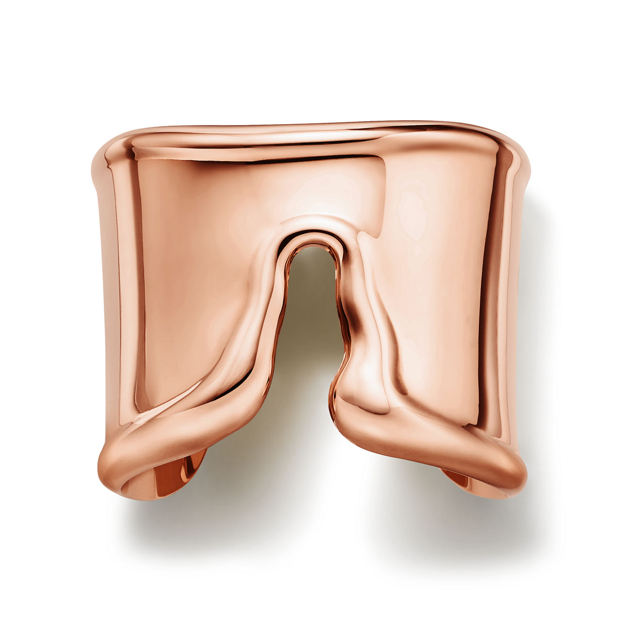 Split Cuff in Yellow Gold, Medium