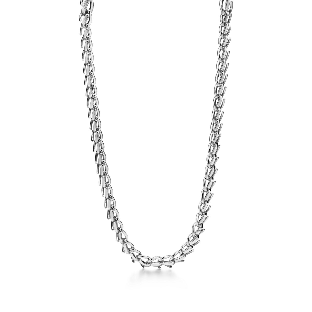 Medium Link Necklace in High-polished Sterling Silver