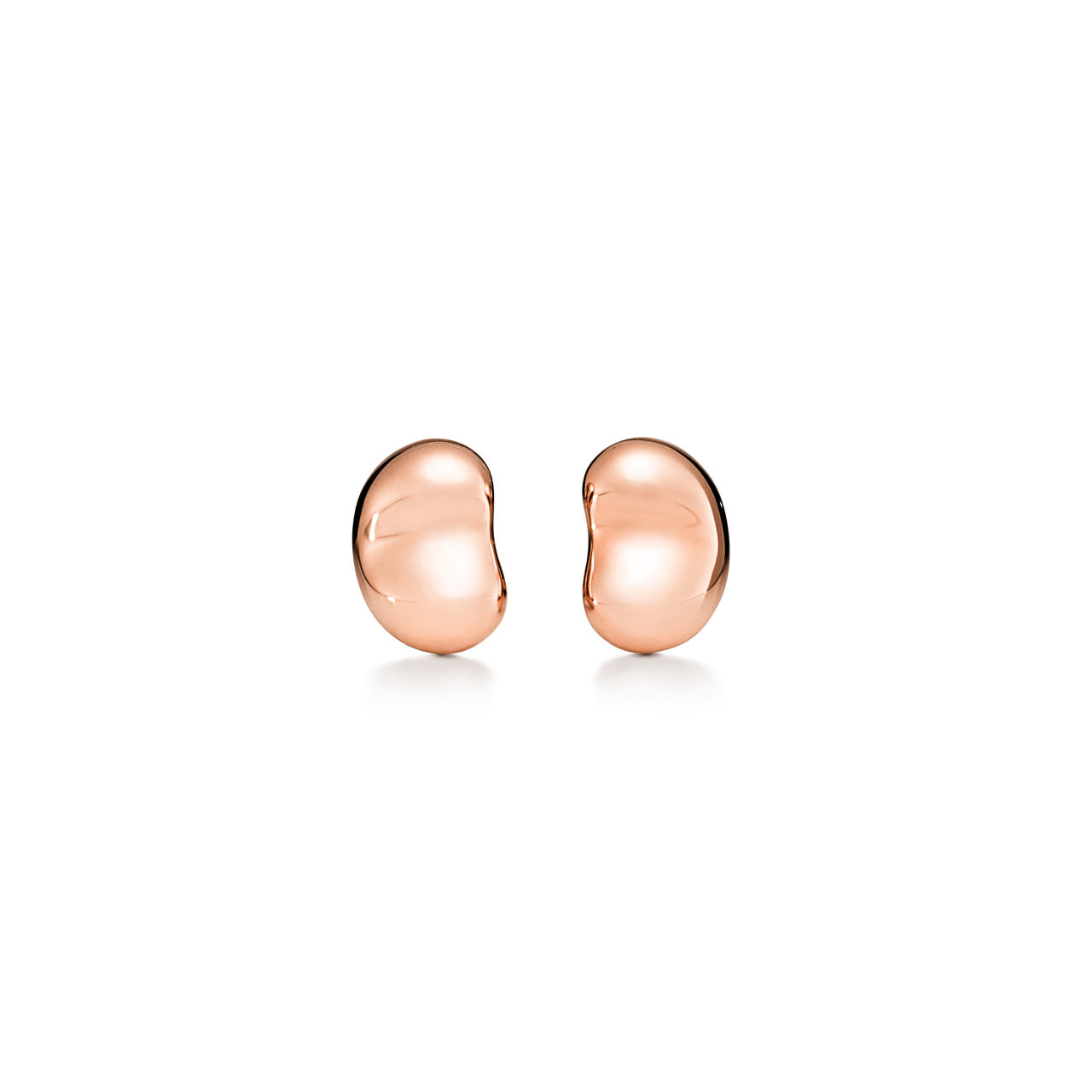 Design Earrings in Rose Gold, 9 mm