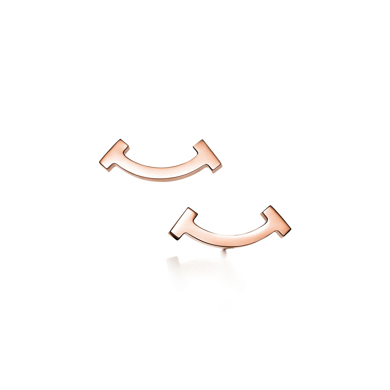 Smile Mini Earrings in Rose Gold
