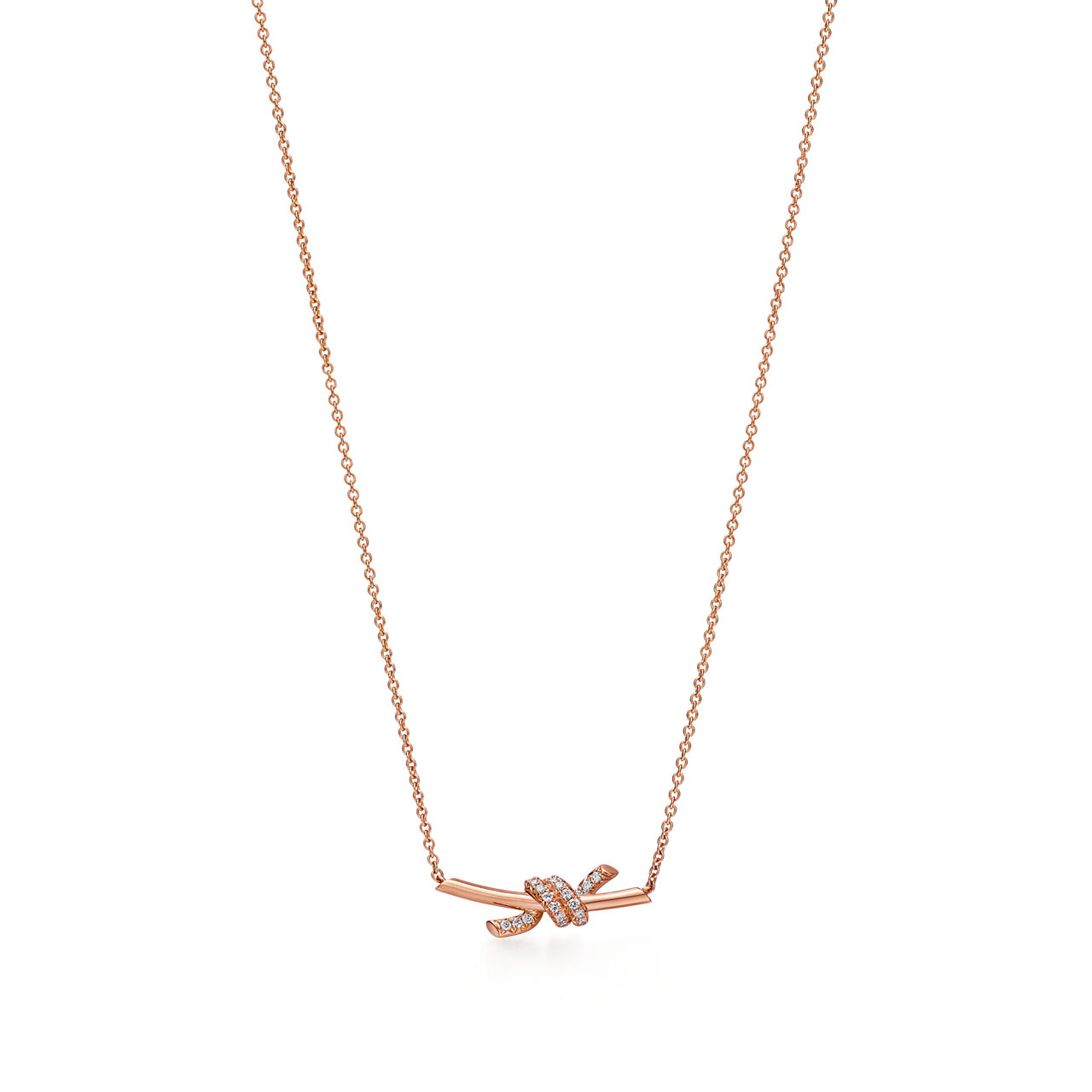 Small Pendant in Yellow Gold with Diamonds