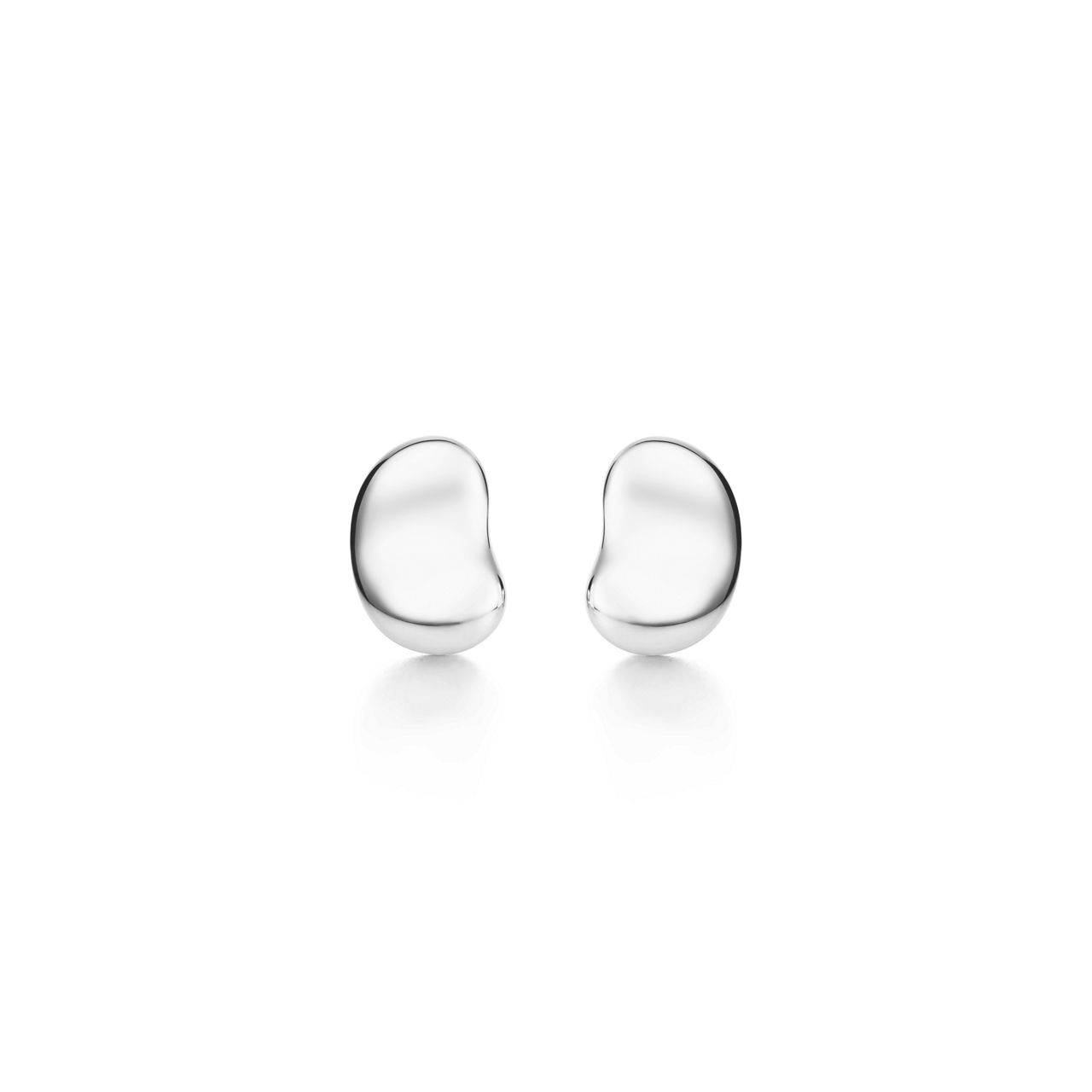 Bean® design Earrings in Sterling Silver, 9 mm