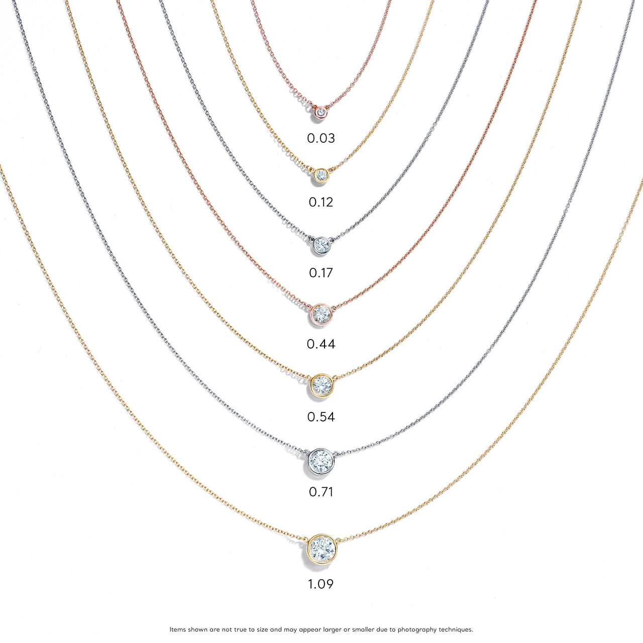 Diamonds by the Yard® Single Diamond Pendant in Silver