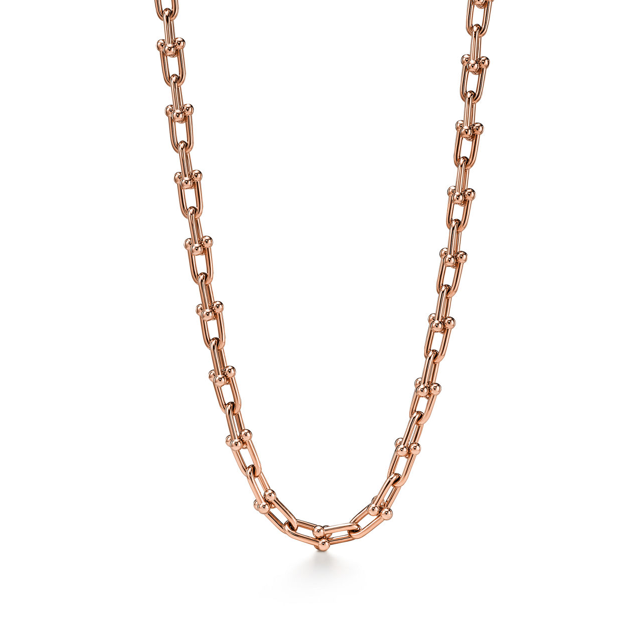 Medium Link Necklace in Yellow Gold