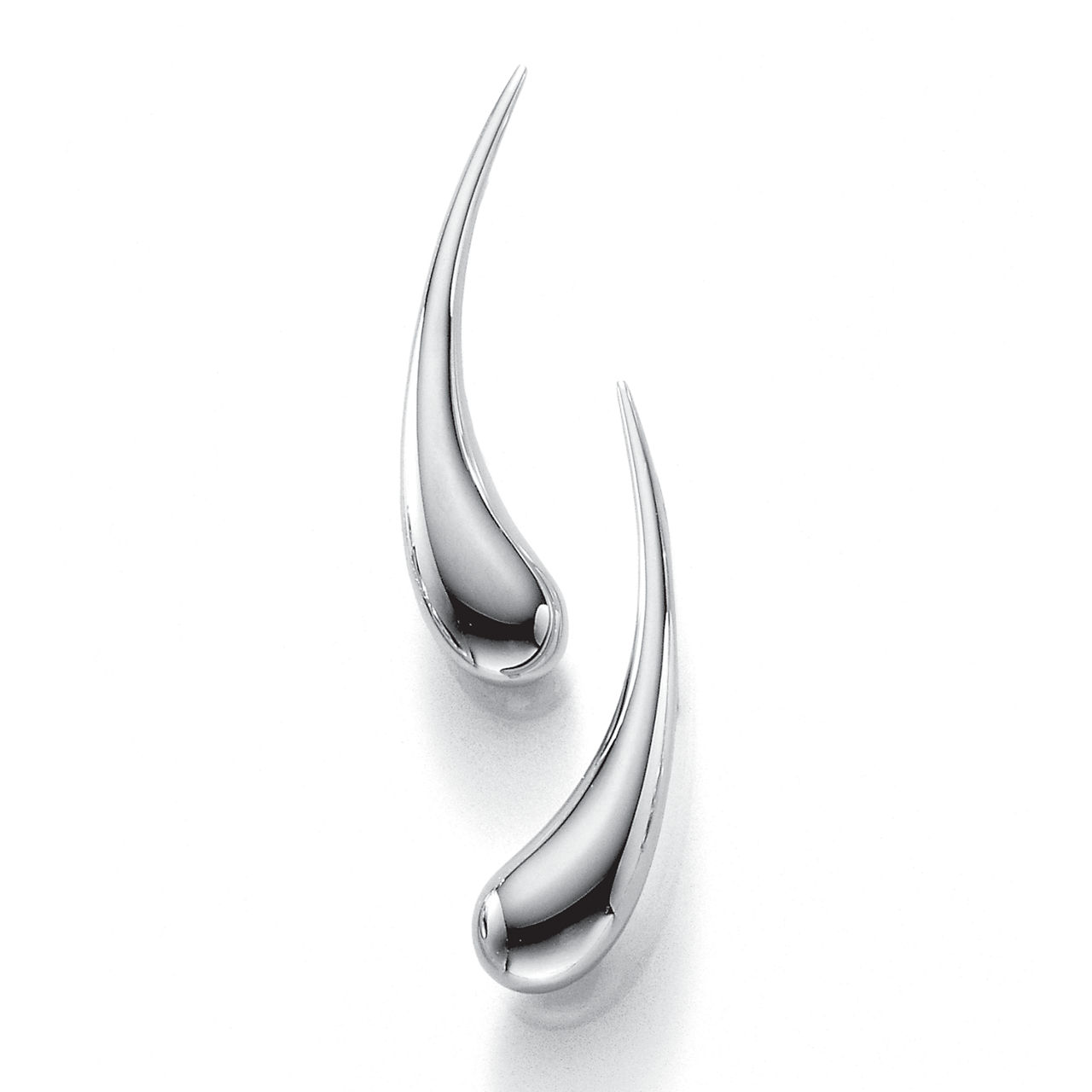Teardrop Earrings in Sterling Silver