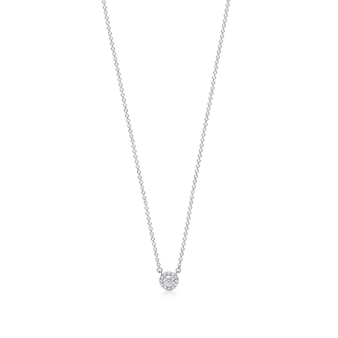 Pendant in Platinum with Diamonds