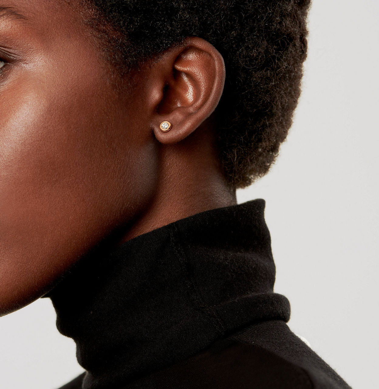 Earrings in Rose Gold