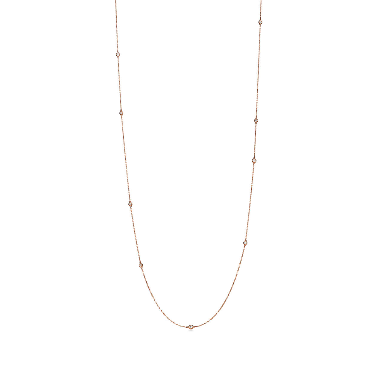 Platinum Diamond Sprinkle Necklace