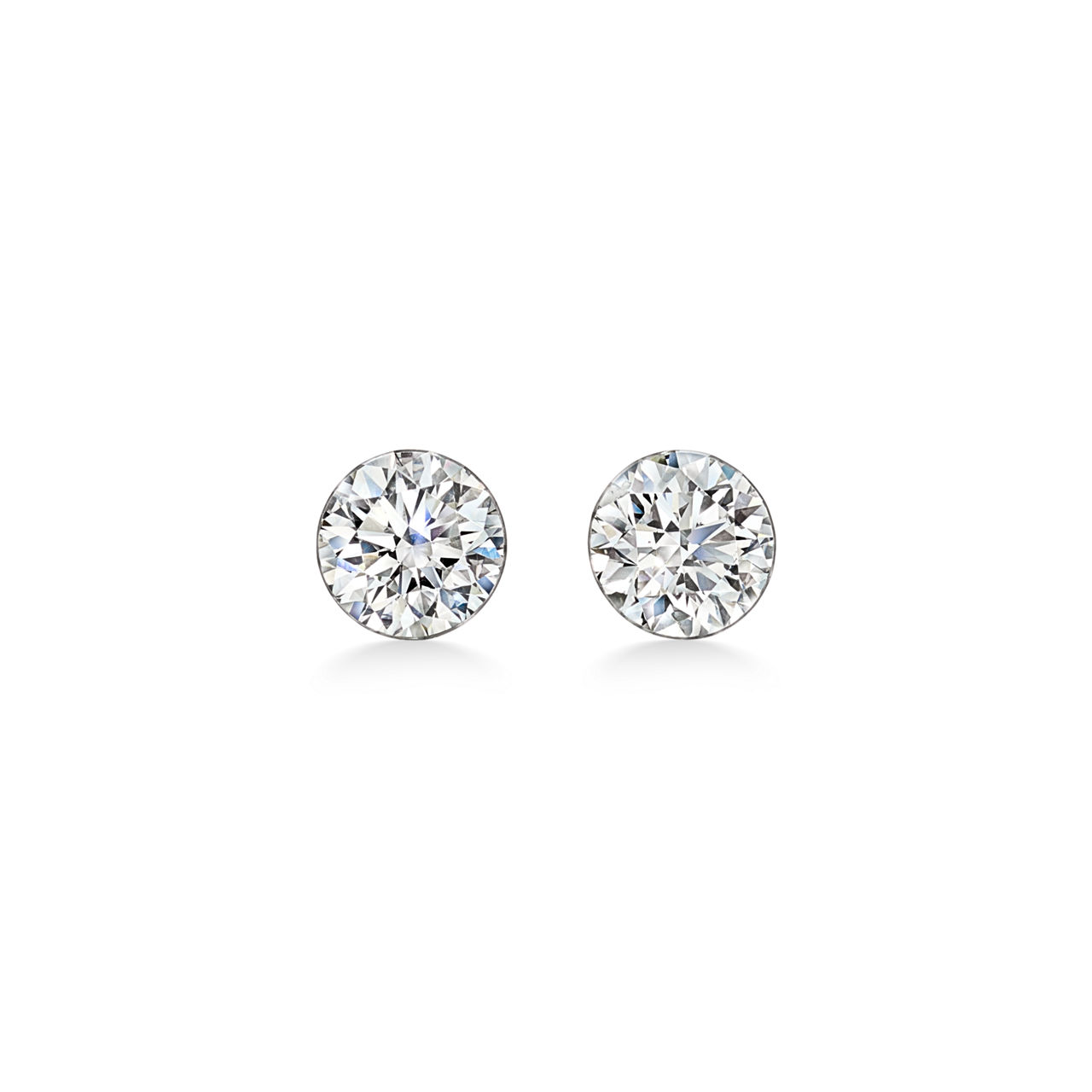 Diamond Earrings in Platinum