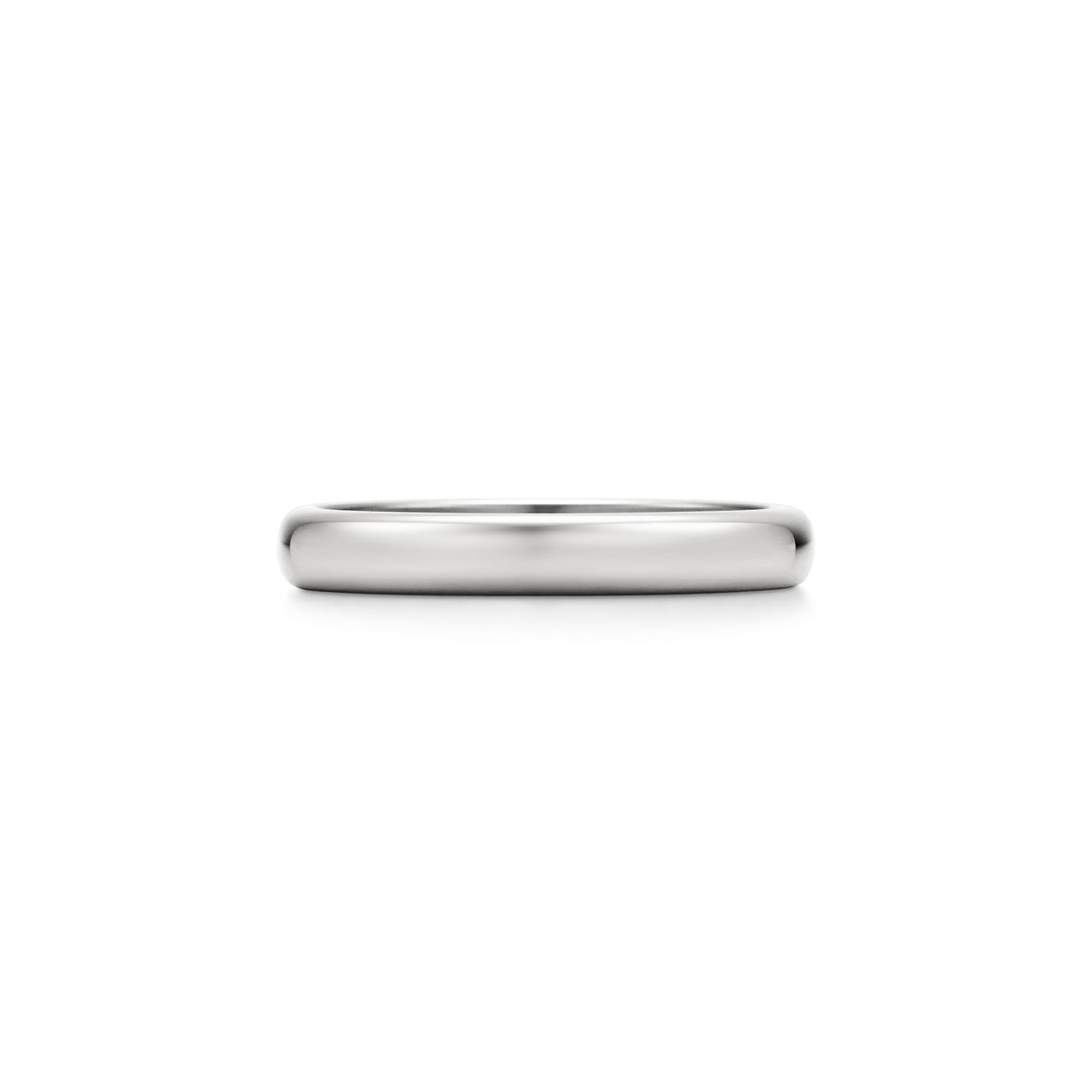 Wedding Band Ring in Platinum, 3 mm Wide