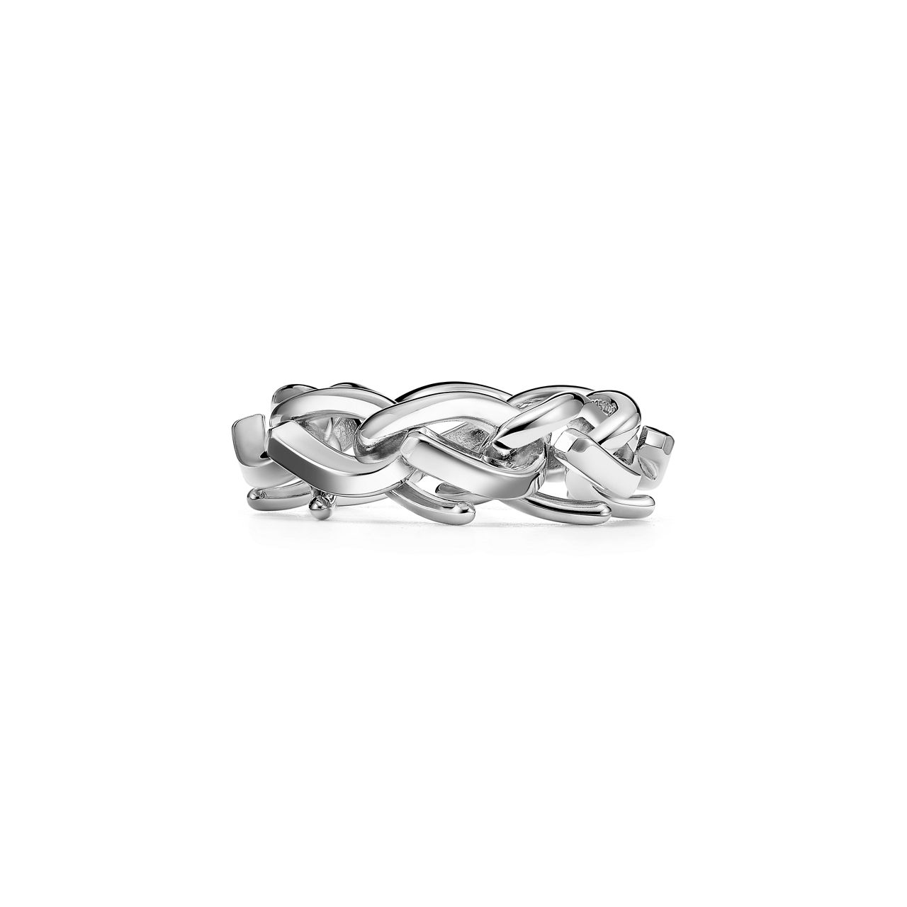 Link Ring in High-polished Sterling Silver