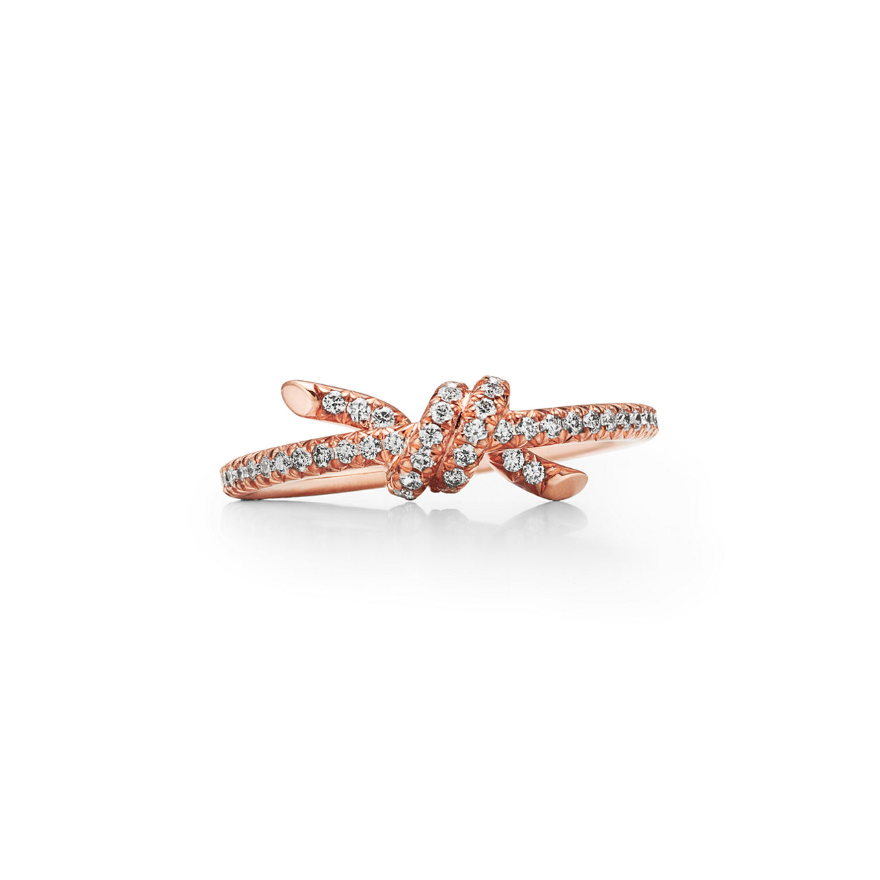 Ring in Rose Gold with Diamonds